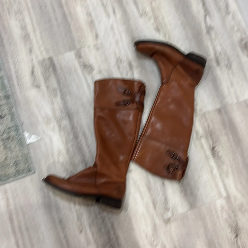 Vince Camuto Keaton Chestnut Riding Boots 5.5